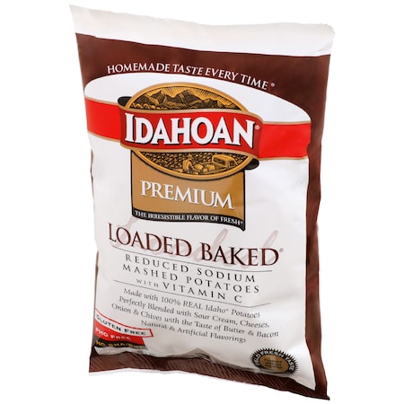 Idahoan Foods Idahoan Foods Low Sodium Loaded Mashed Baked Potato 31 oz., PK12 2970000348